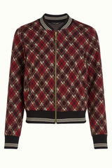 Bessie Jacket Riley Jacquard - Cabernet Red