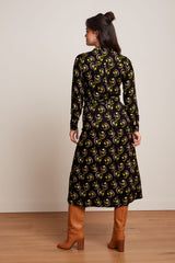 Olive Midi Dress Beat - Woodbine Green