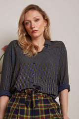 Maisie Blouse Piper - Evening Blue