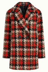 Amelie Coat Ashby Check - Black