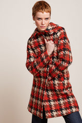 Betty Coat Ashby Check - Black