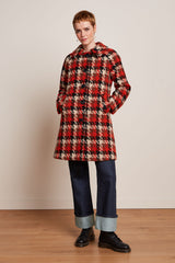 Betty Coat Ashby Check - Black