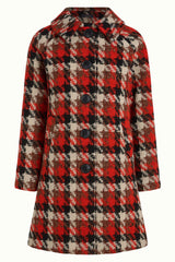 Betty Coat Ashby Check - Black