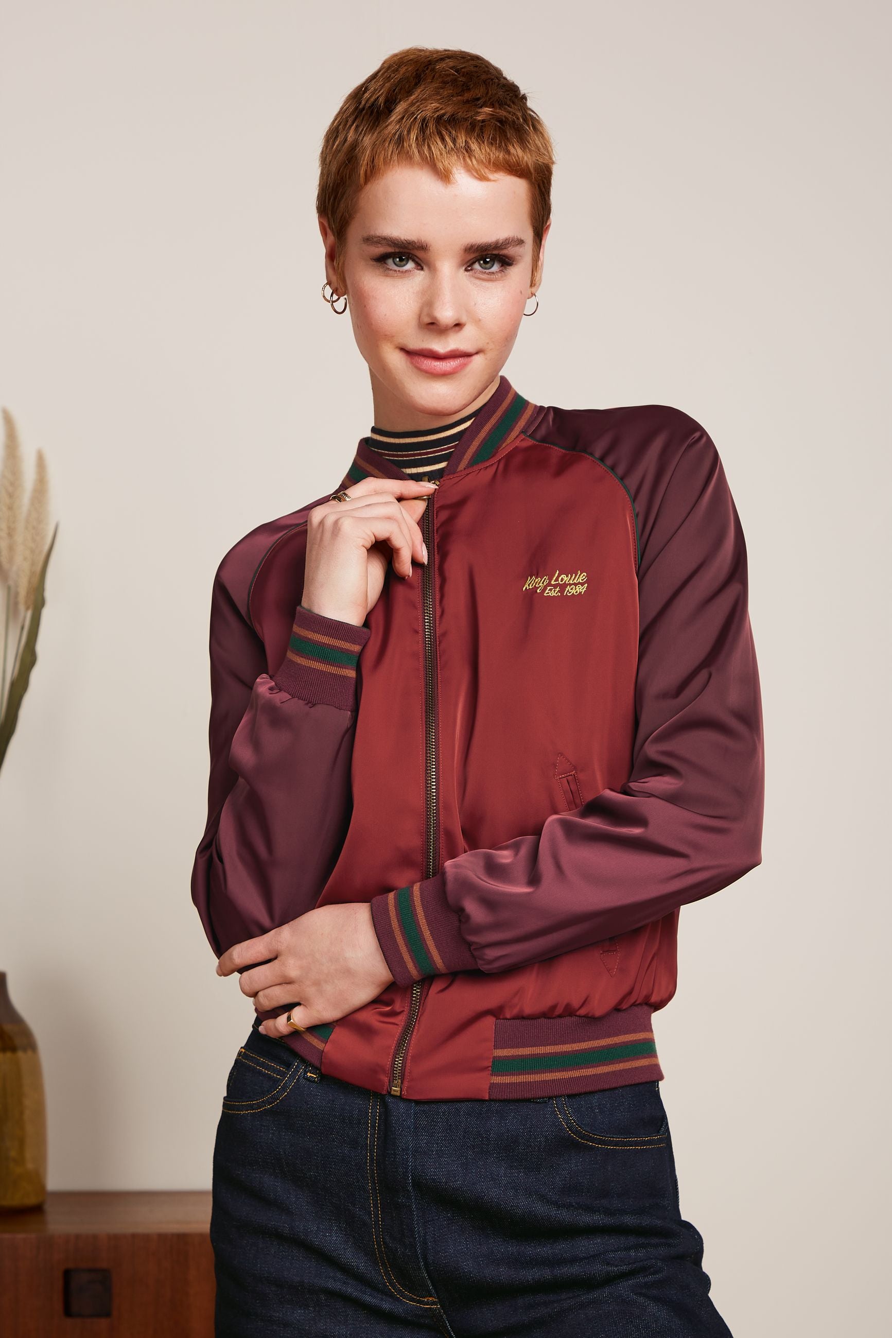 Bomber Jacket Dazy - Windsor Red