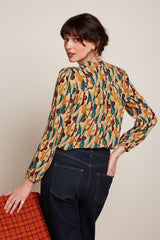 Stella Blouse Cile - Pebble