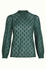 Phoebe Top Artiste Lace - Amazon Green