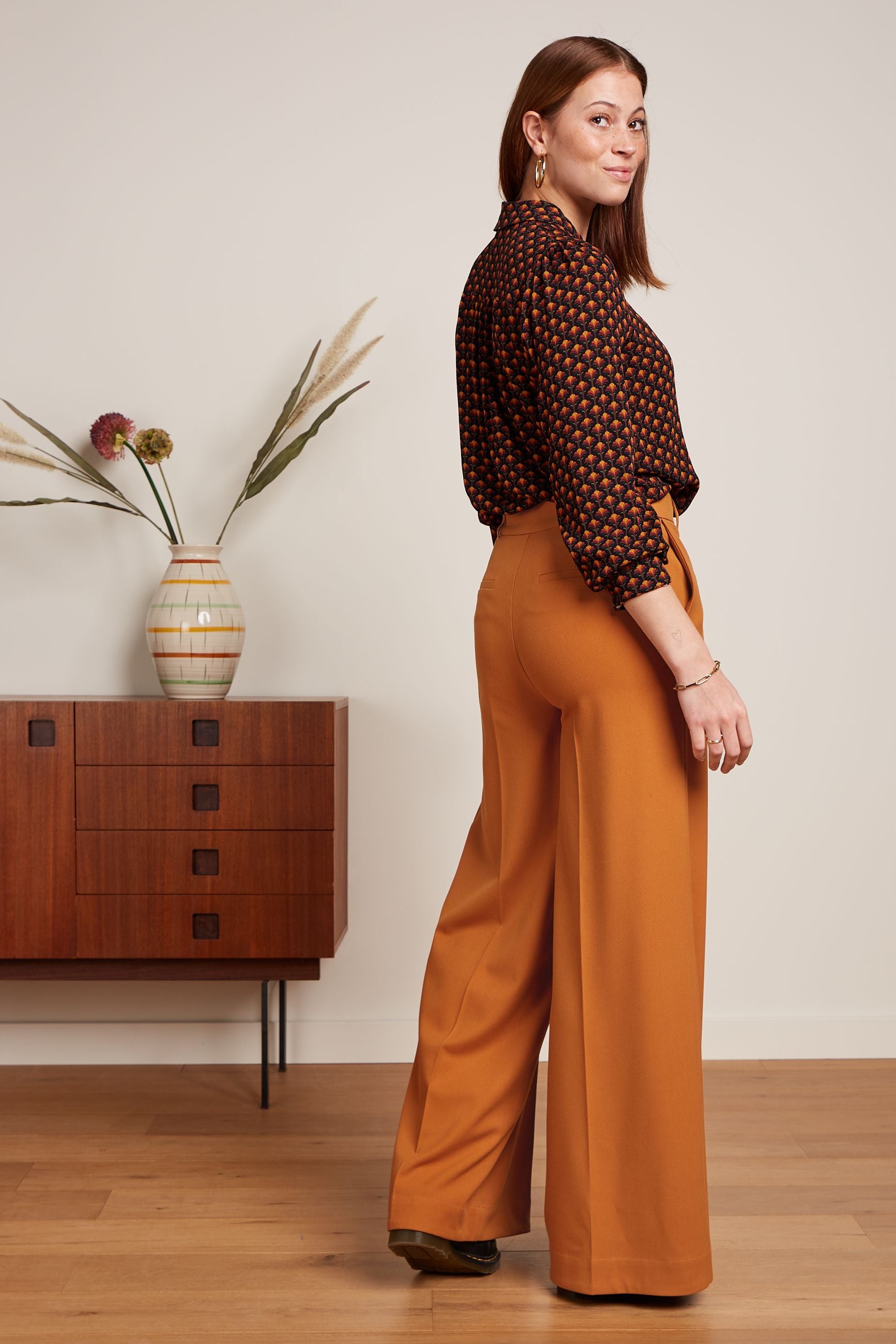 Chloe Pants Tuillerie - Maple Orange