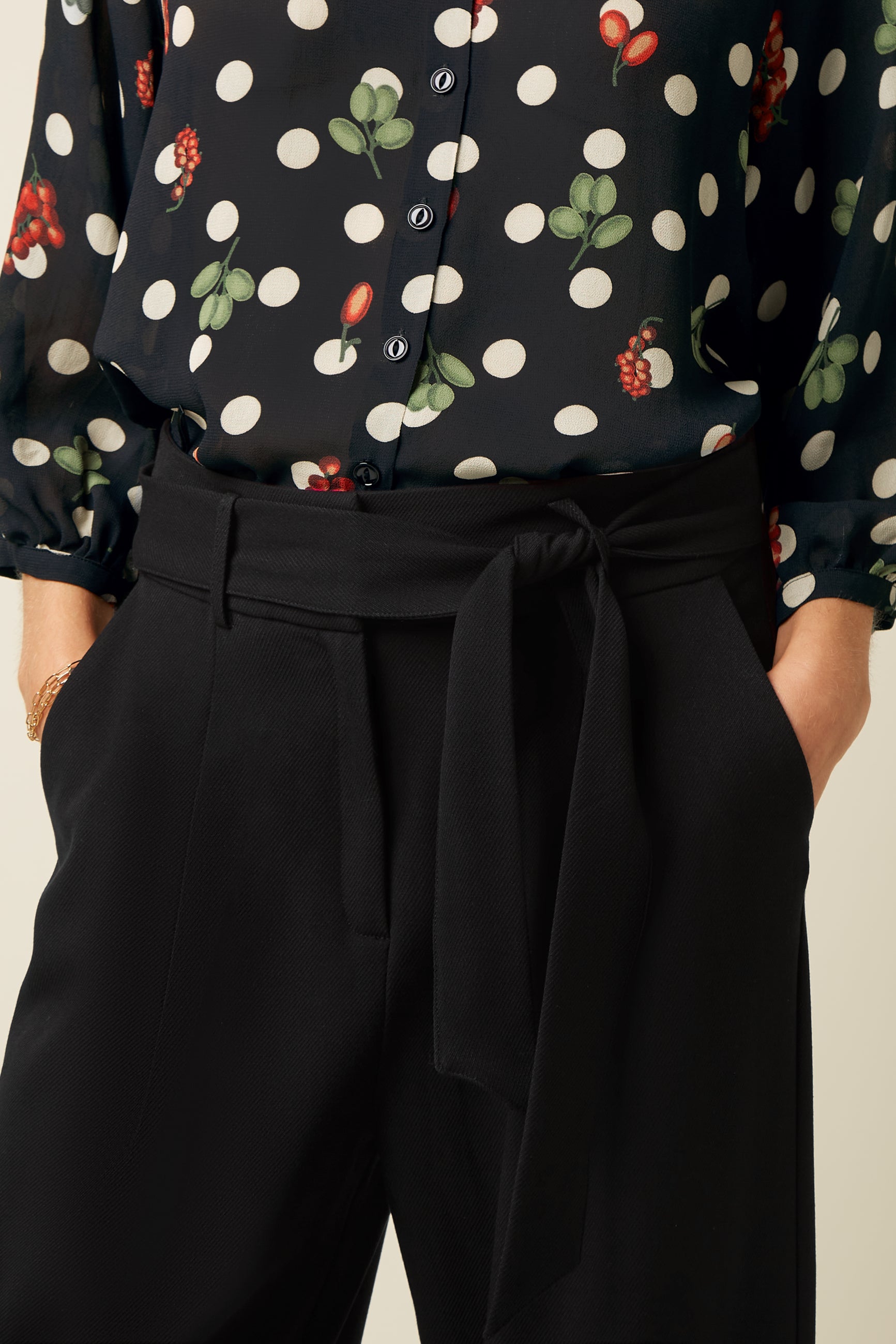 Ava Pants Tuillerie - Black