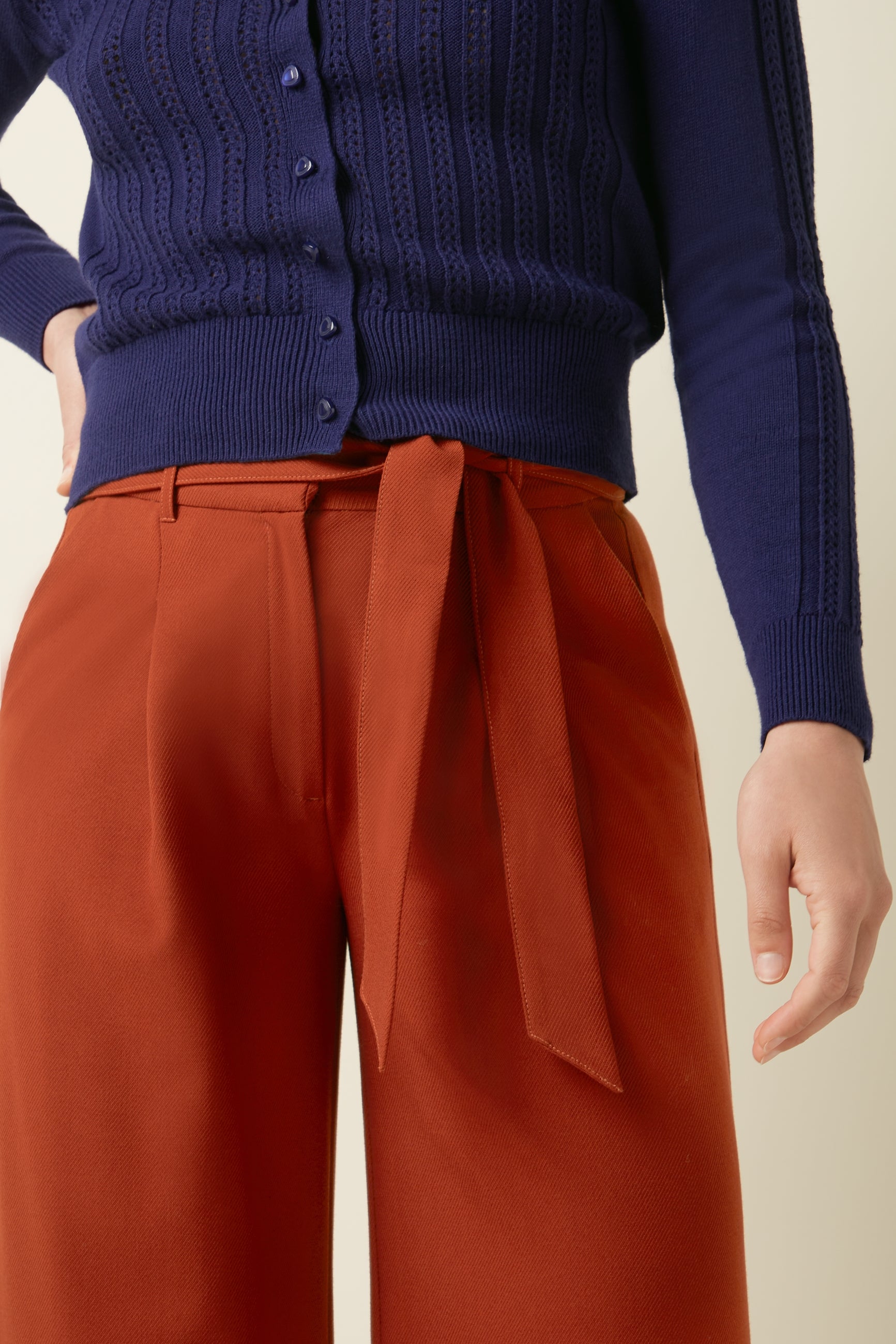 Ava Pants Tuillerie - Spicy Brown