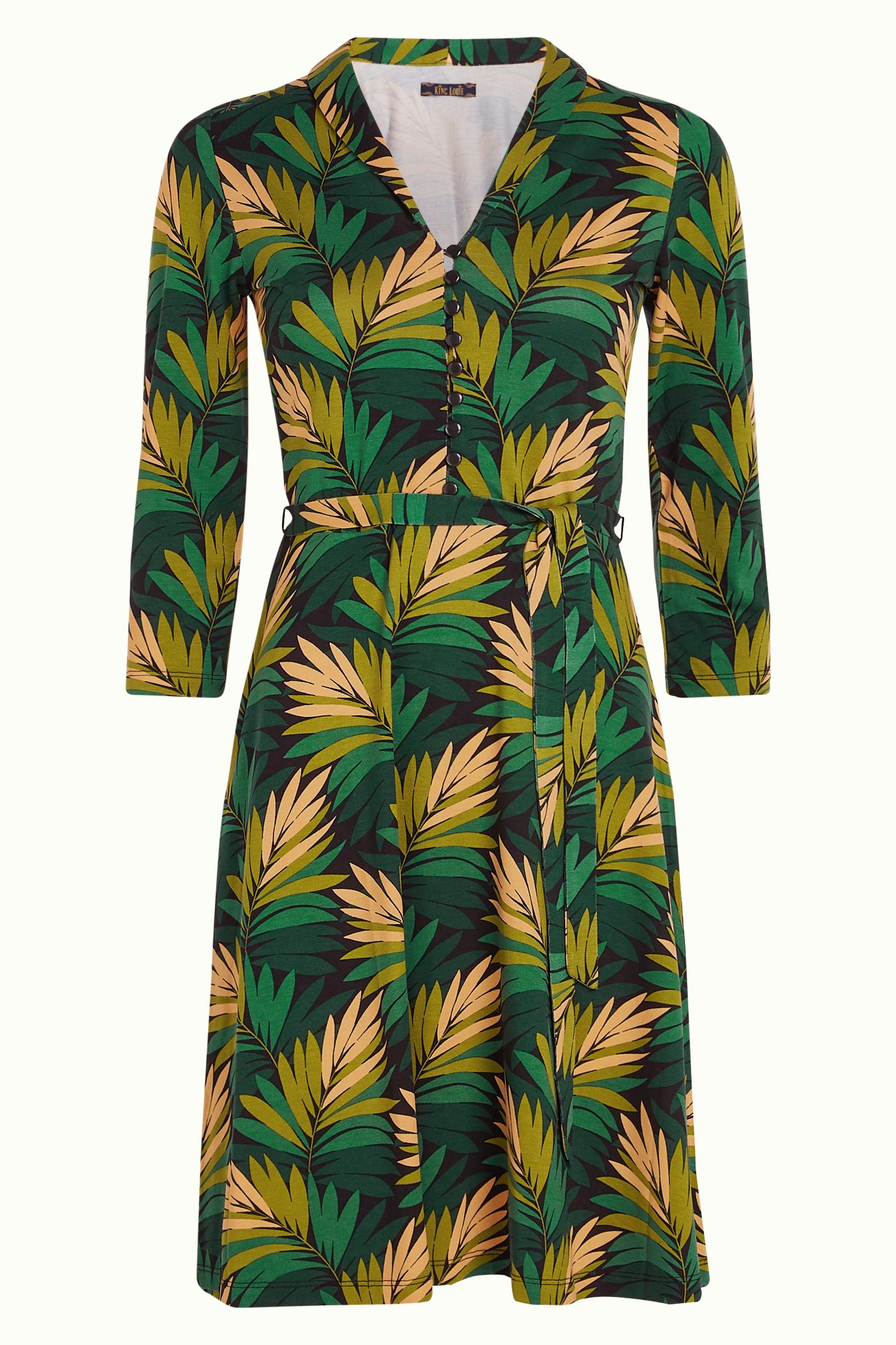 Emmy Dress Ornette - Pine Green