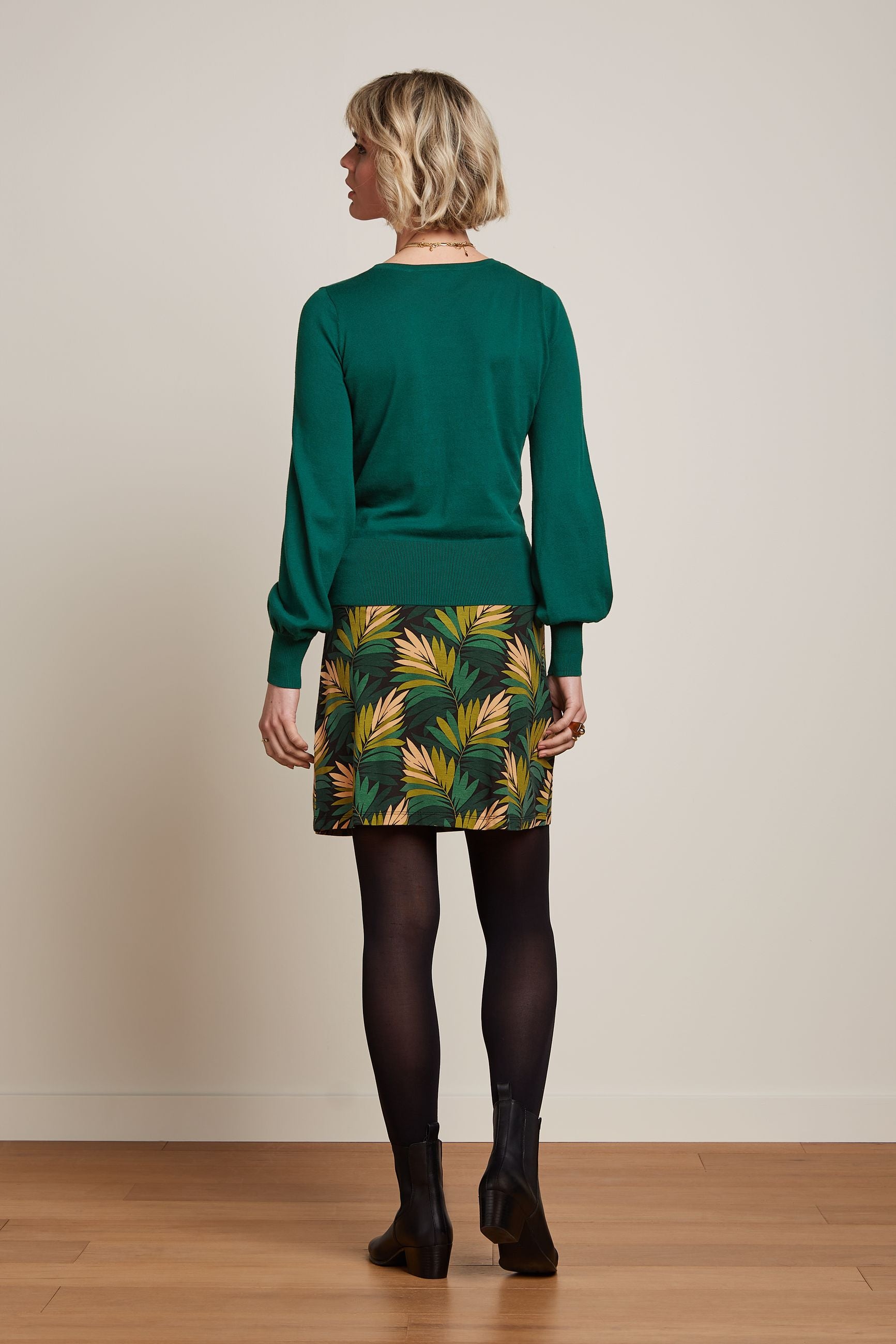 Border Skirt Ornette - Pine Green