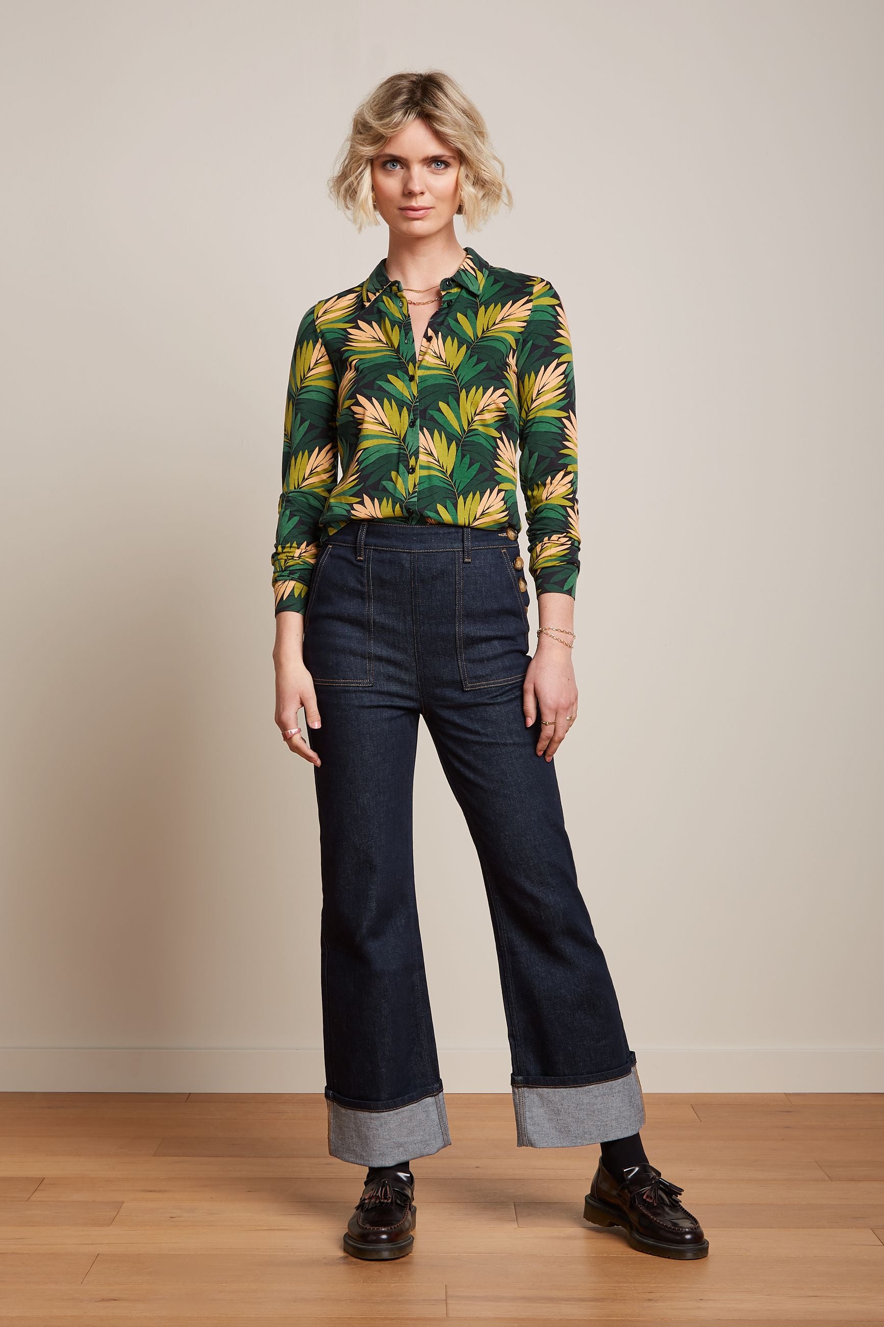 Blouse Ornette - Pine Green