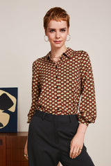 Maisie Blouse Valet - Cabernet Red