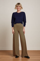 Border Palazzo Pants Valet - Streeple Blue