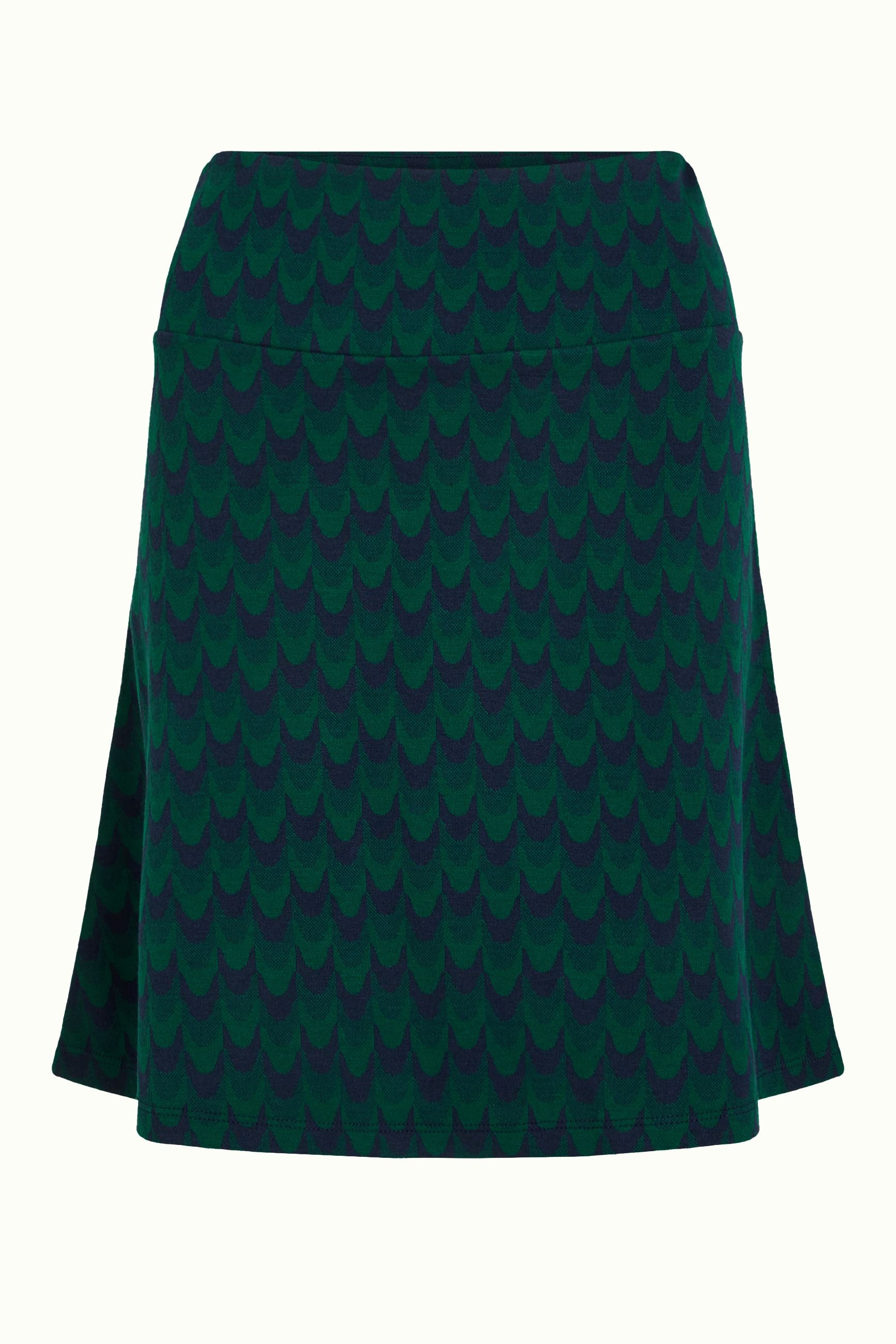 Border Skirt Duffy Jacquard - Evening Blue