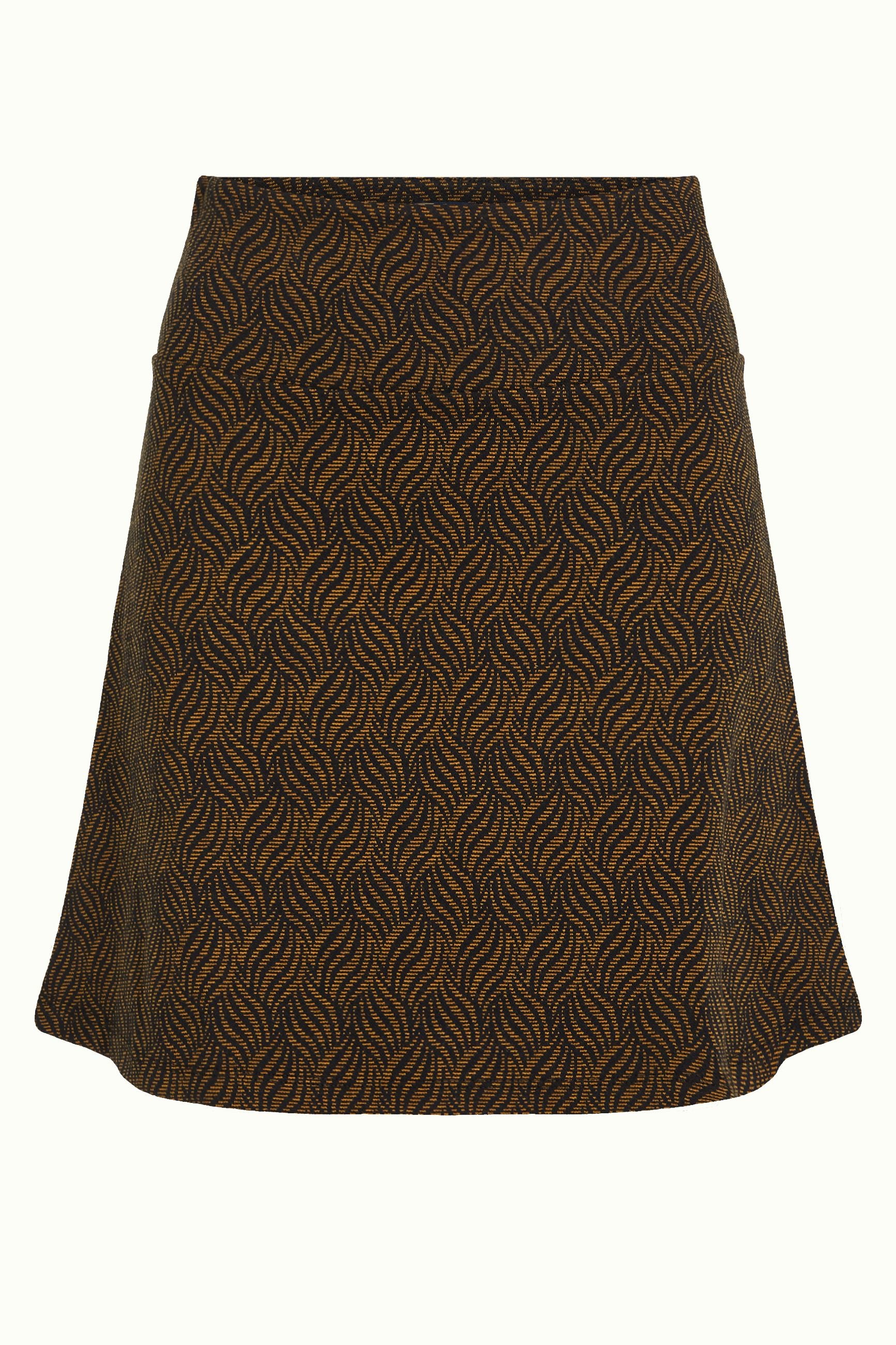 Border Skirt Ruby Jacquard - Black – King Louie