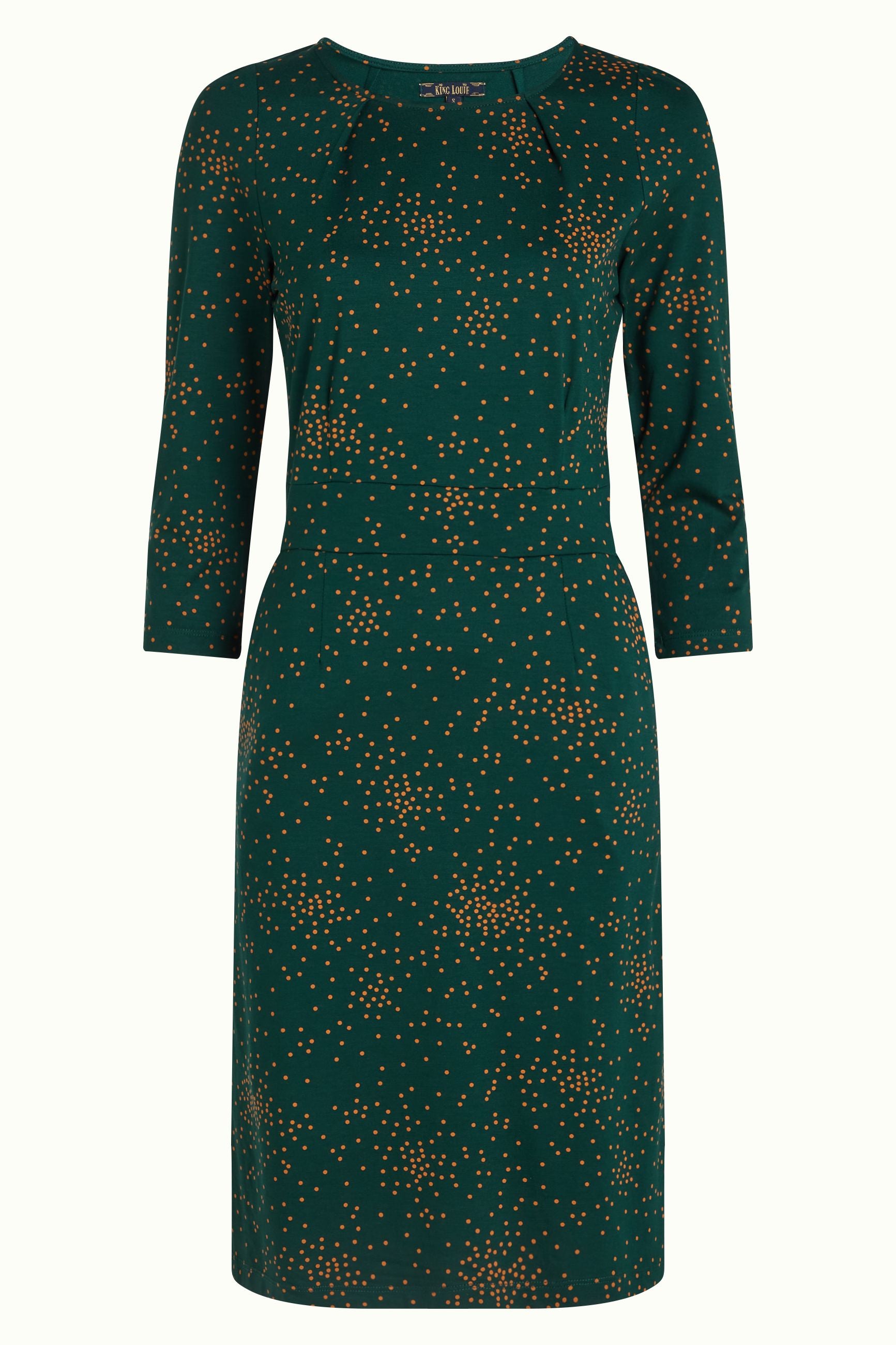 Mona Dress Valentine - Pine Green