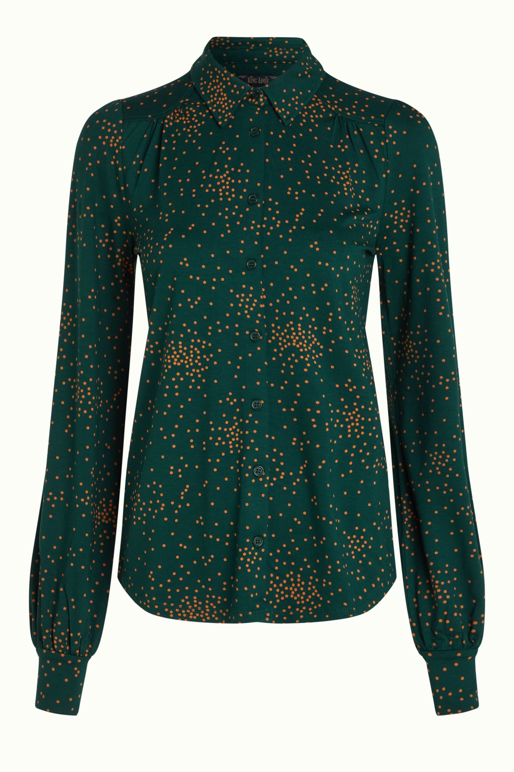 Carina Blouse Valentine - Pine Green