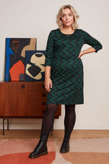 Mona Dress Marvin - Para Green