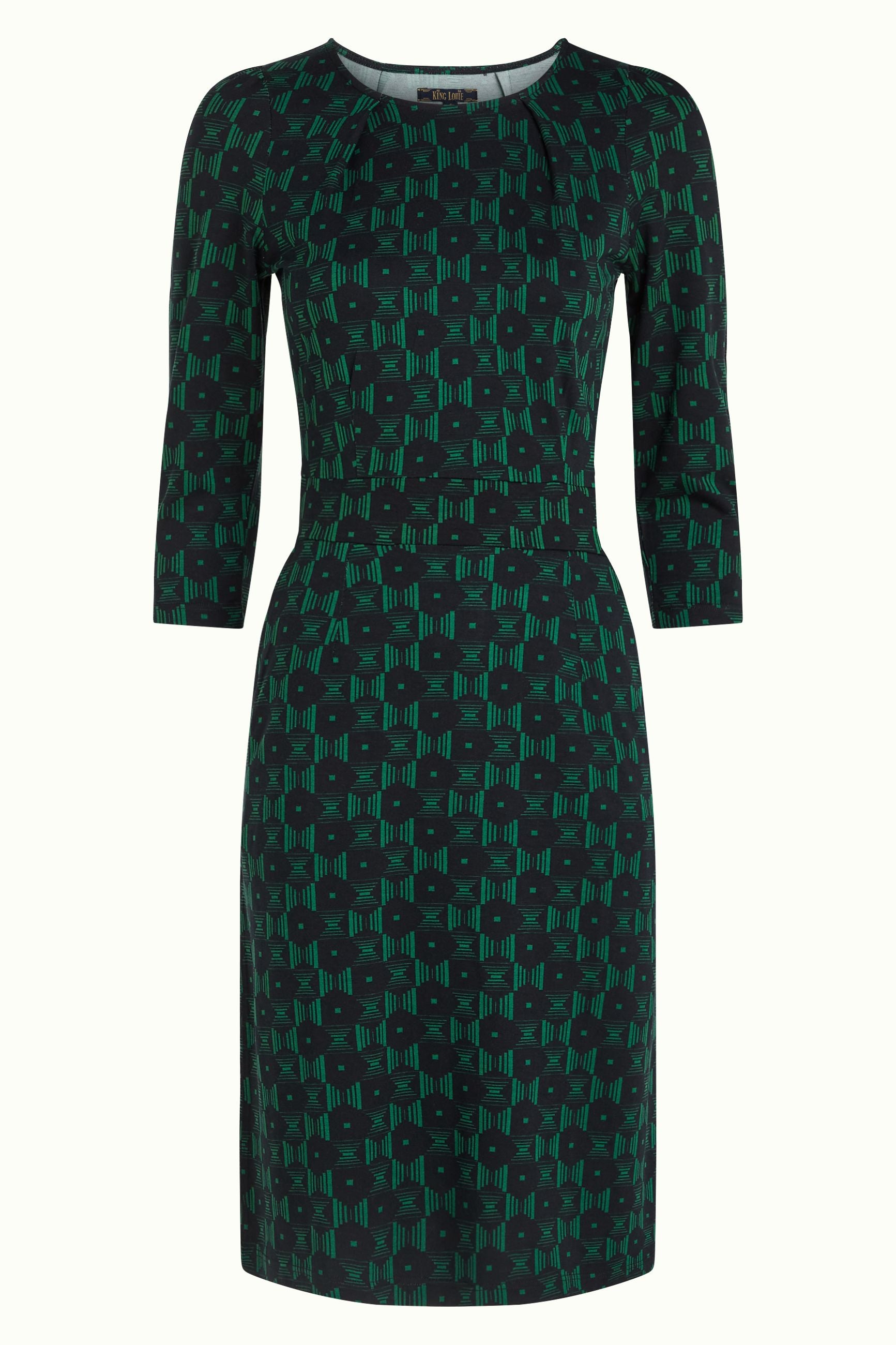 Mona Dress Marvin - Para Green