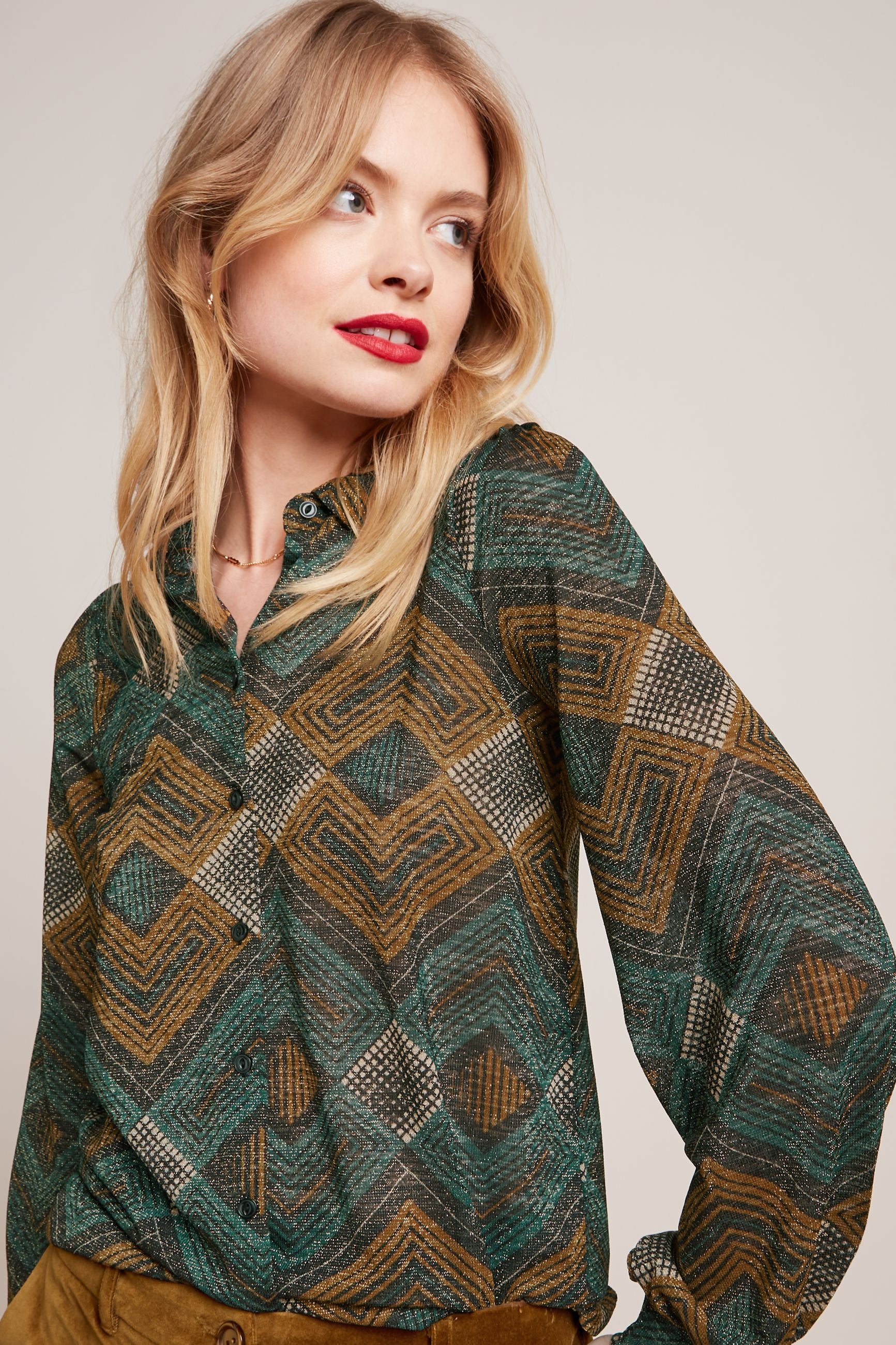 Produktbild von King Louie Damen Bluse Maisie Blouse Touche (DE/NL/SE/PL