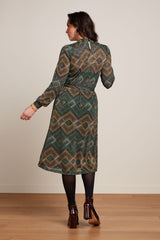 Phoebe Dress Morrison - Pine Green