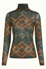 Betsy Rollneck Top Morrison - Pine Green