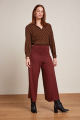 Pia Culotte Milano Uni - Beet Red