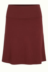 Border Skirt Milano Uni - Beet Red