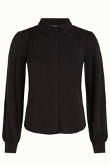 Carina Blouse Viscose Light - Black