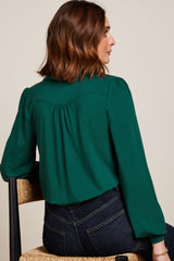 Carina Blouse Viscose Light - Urban Green