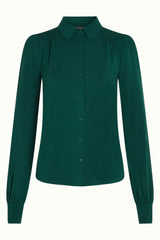 Carina Blouse Viscose Light - Urban Green