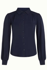 Carina Blouse Viscose Light - Evening Blue