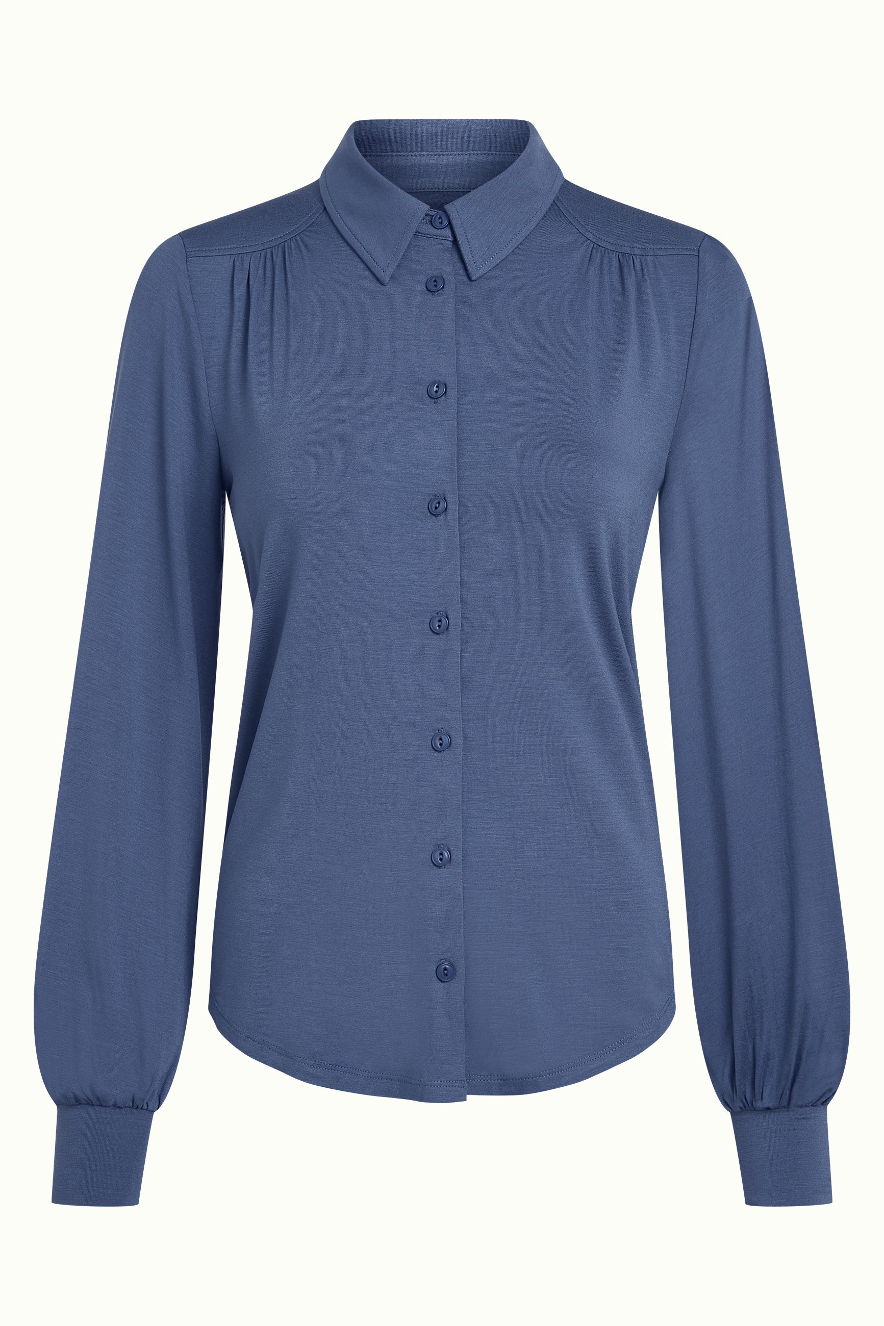 Carina Blouse Viscose Light - Shadow Blue