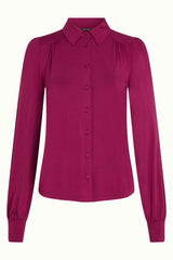 Carina Blouse Viscose Light - Wild Fuchsia