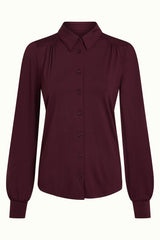 Carina Blouse Viscose Light - Porto Red
