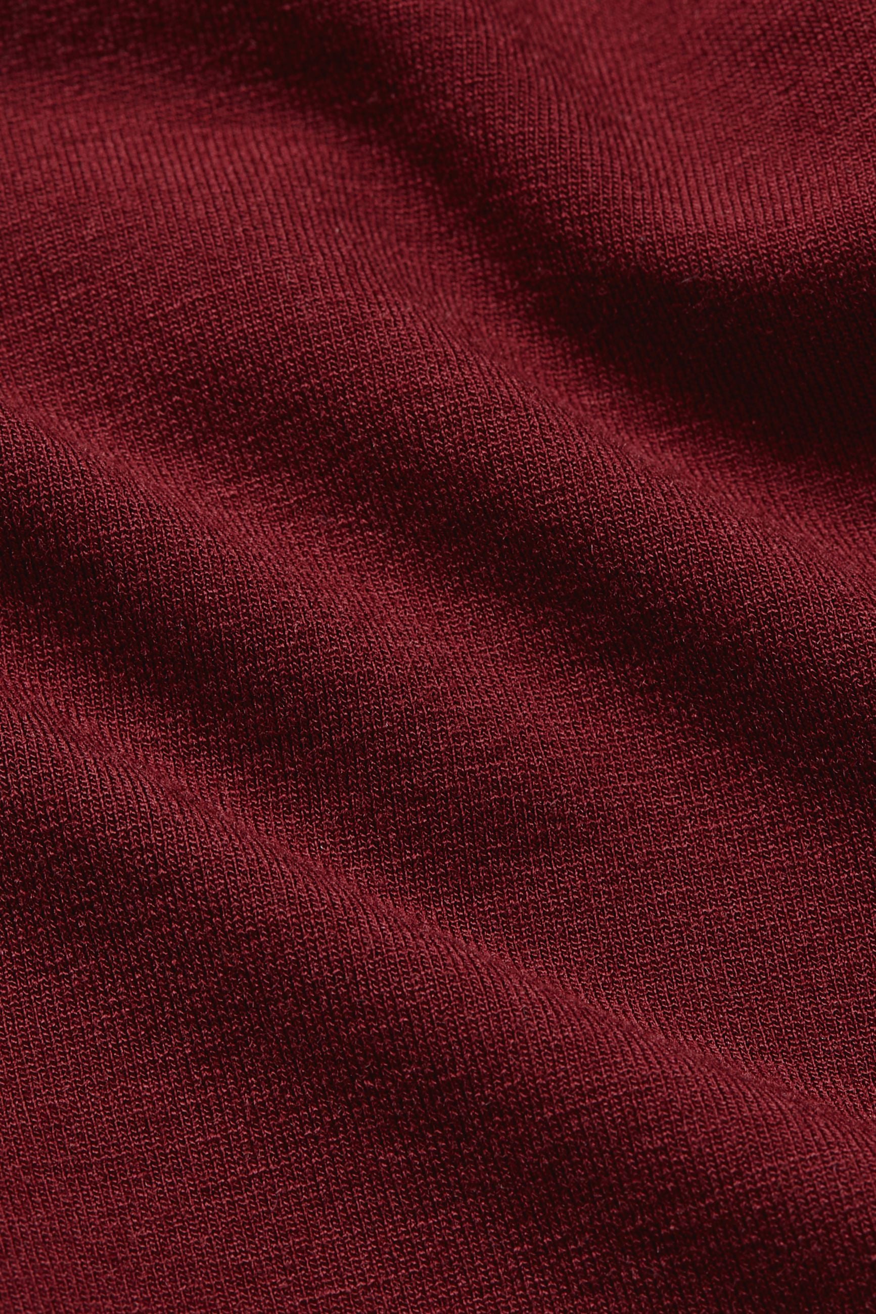 Carina Blouse Viscose Light - Cabernet Red