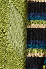 Socks 2-Pack Century Stripe - Woodbine Green