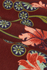 Border Skirt Shanty - Cabernet Red