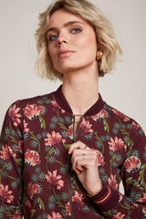 Bessie Jacket Shanty - Cabernet Red