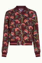 Bessie Jacket Shanty - Cabernet Red