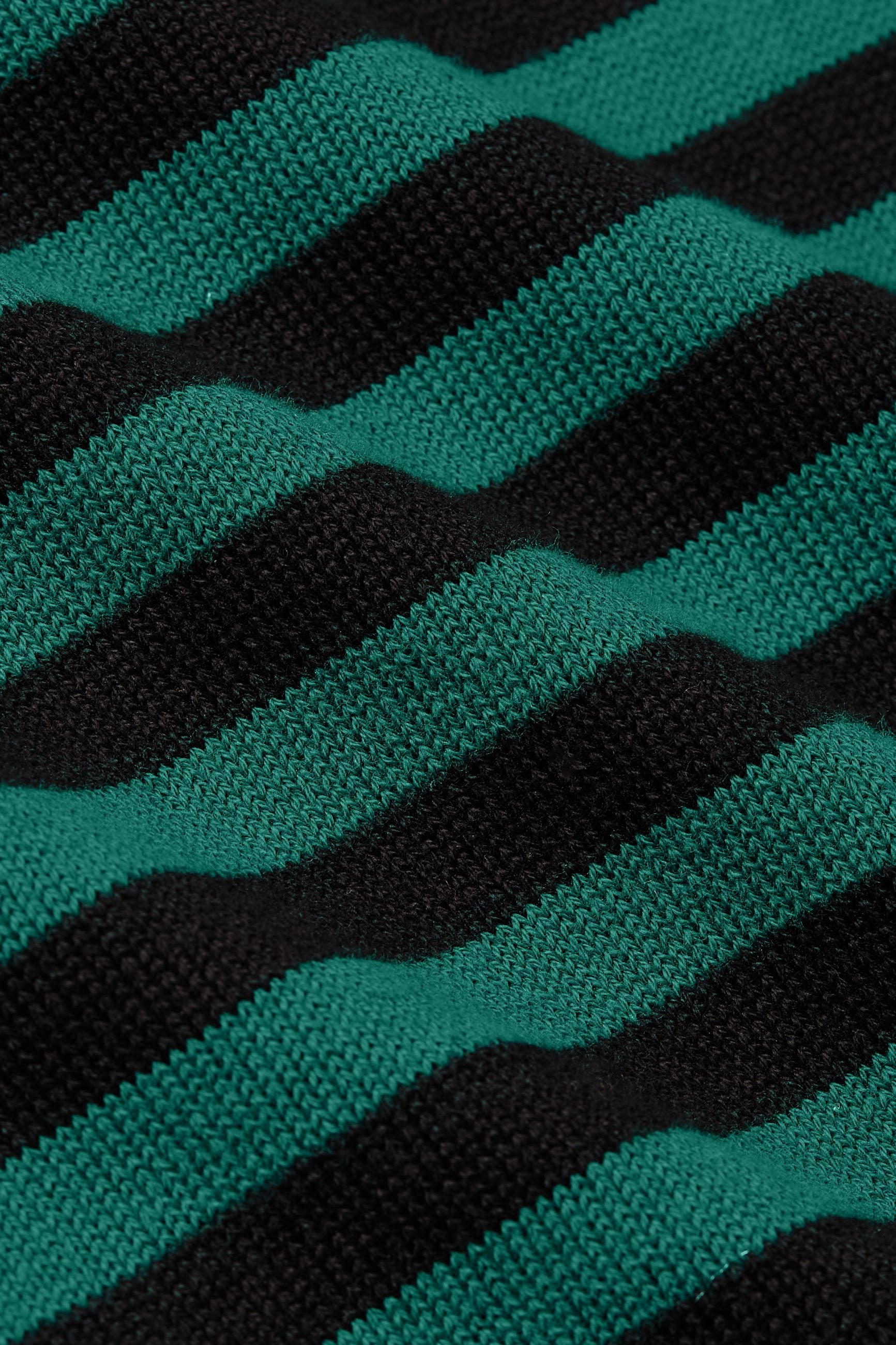 Agnes Top Loop Stripe - Peacock Green