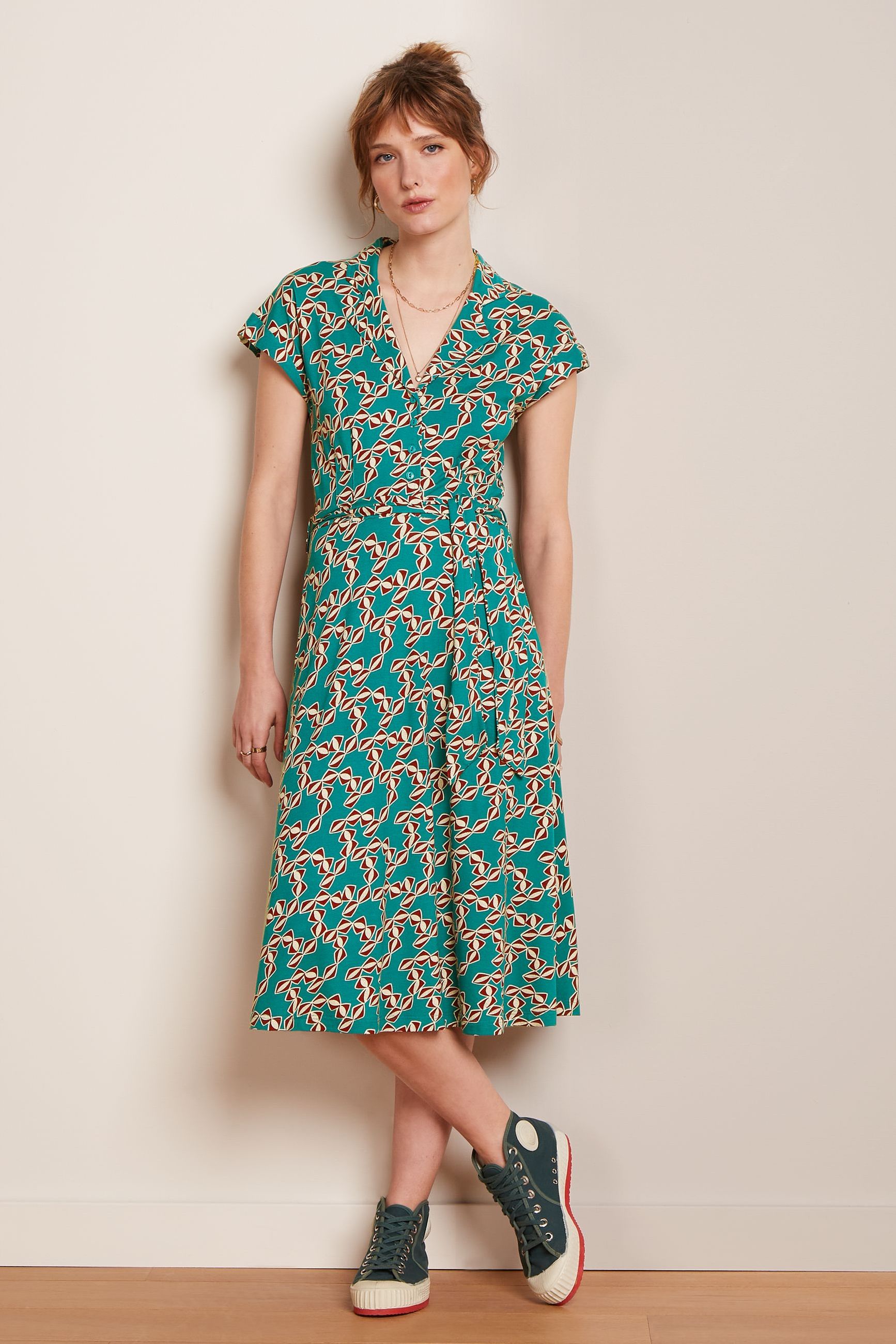 Darcy Dress Minty - Bermuda Green