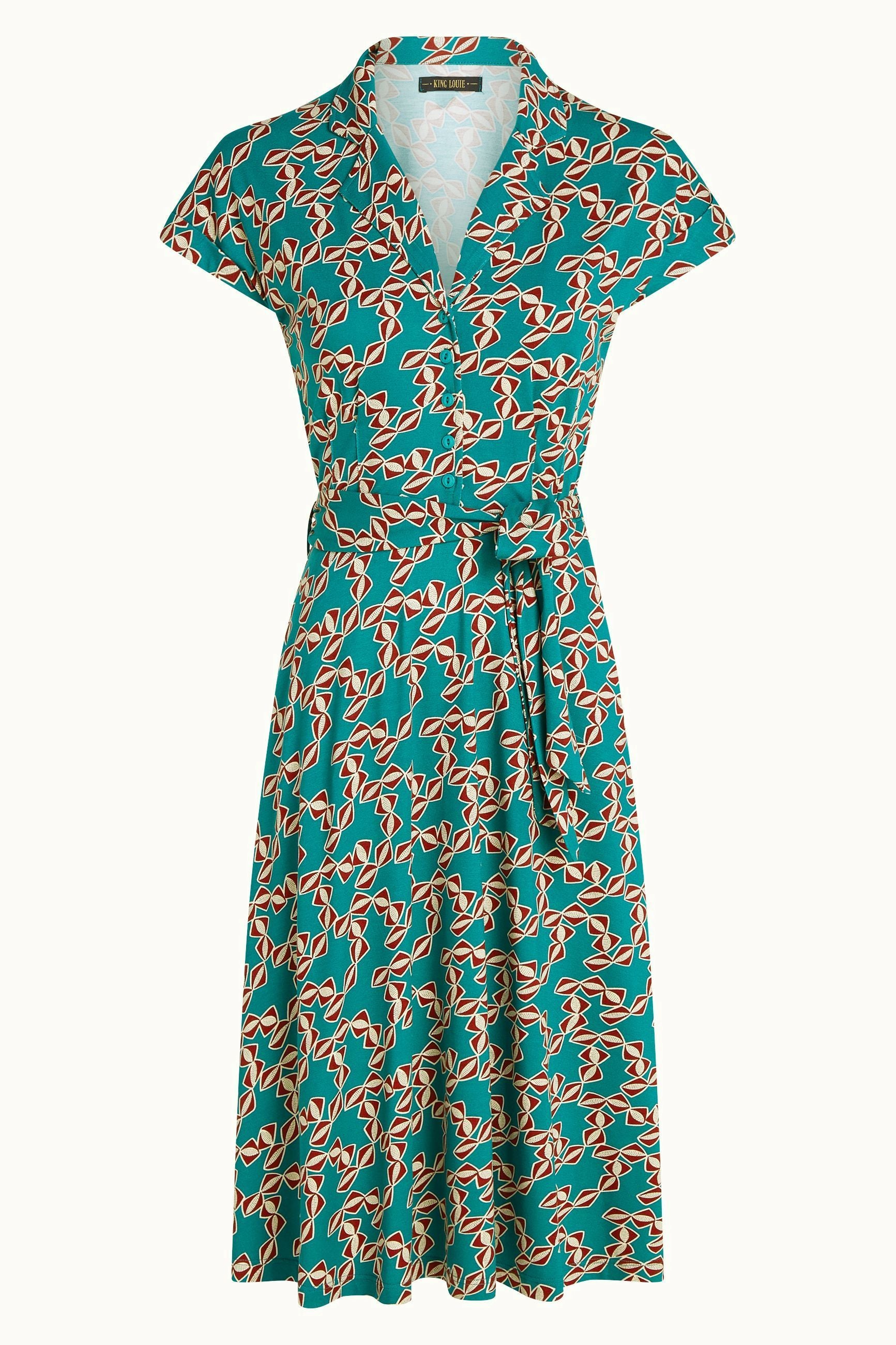 Darcy Dress Minty - Bermuda Green