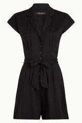 Darcy Playsuit Viscose Classic - Black