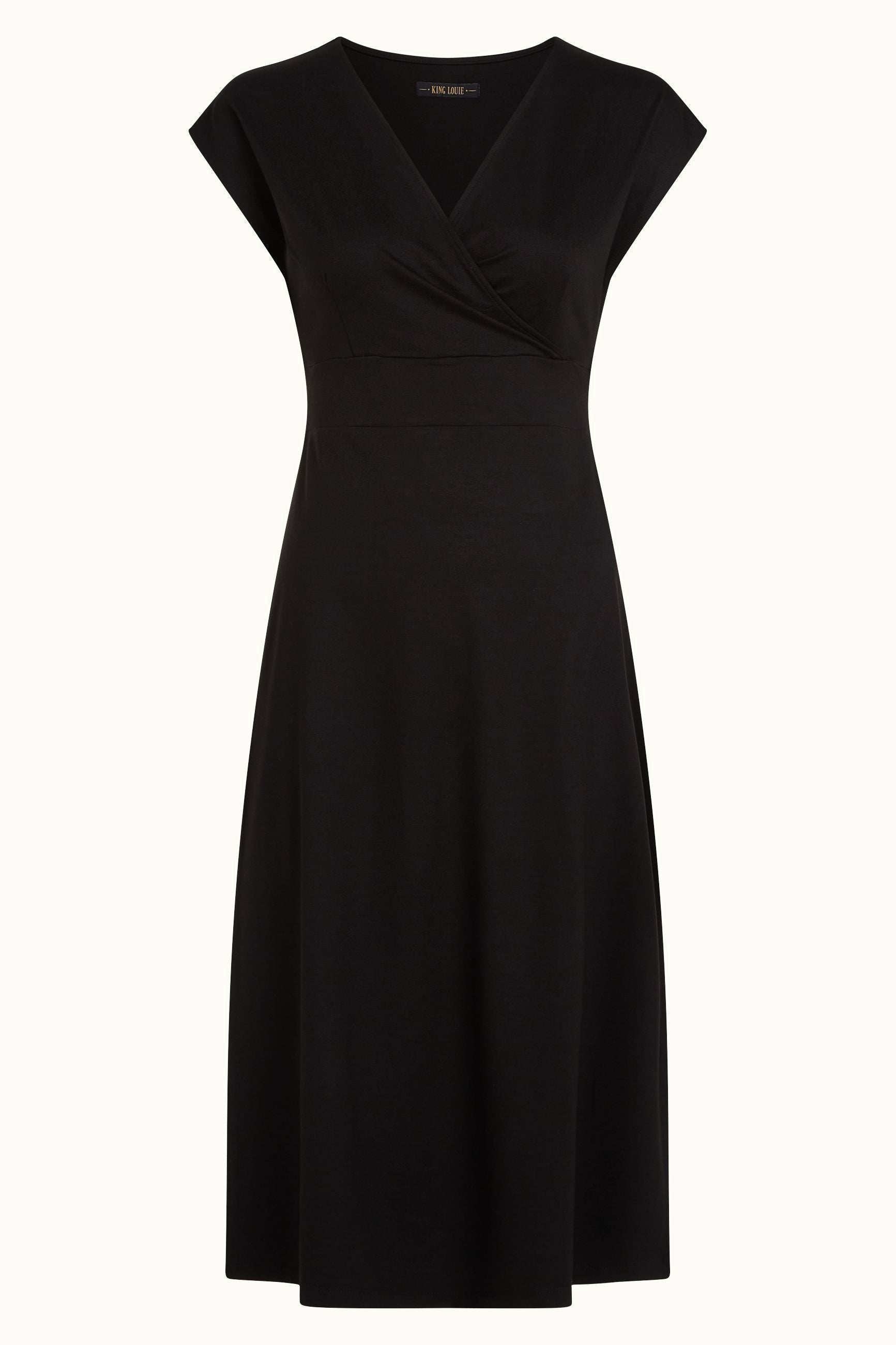 Lot Midi Dress Viscose Classic - Black