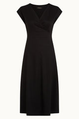 Lot Midi Dress Viscose Classic - Black