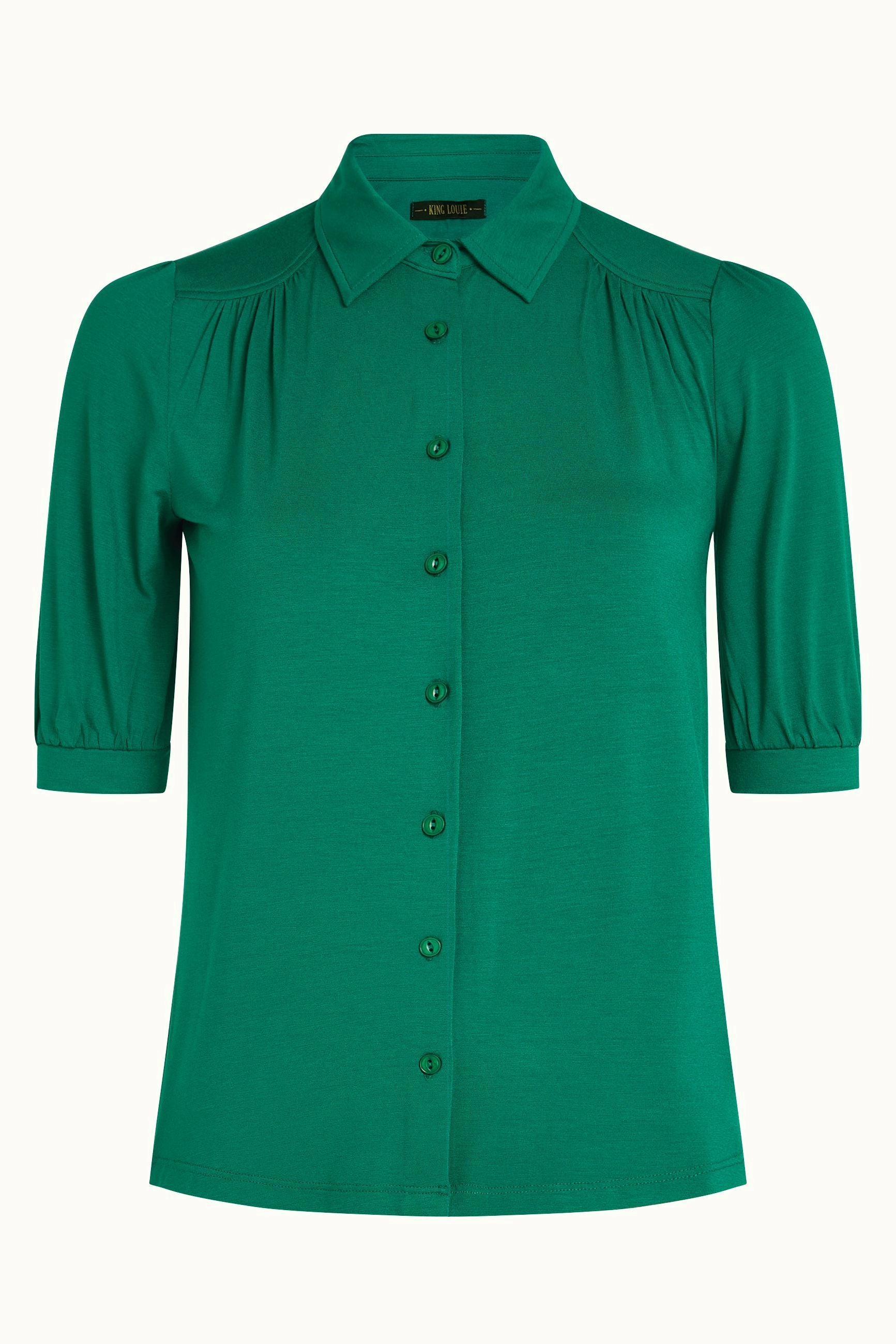 Carina Blouse Viscose Light - Nile Green