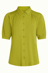 Carina Blouse Viscose Light - Green Envy