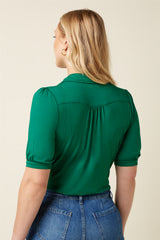 Carina Blouse Viscose Light - Ultra Green